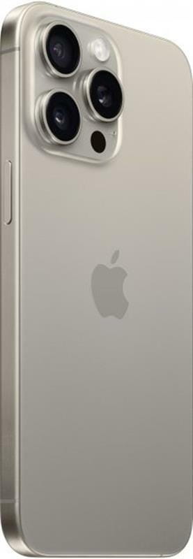 Смартфон Apple iPhone 15 Pro Max 256GB e-Sim Natural Titanium (Відновлений / Близький до ідеального)