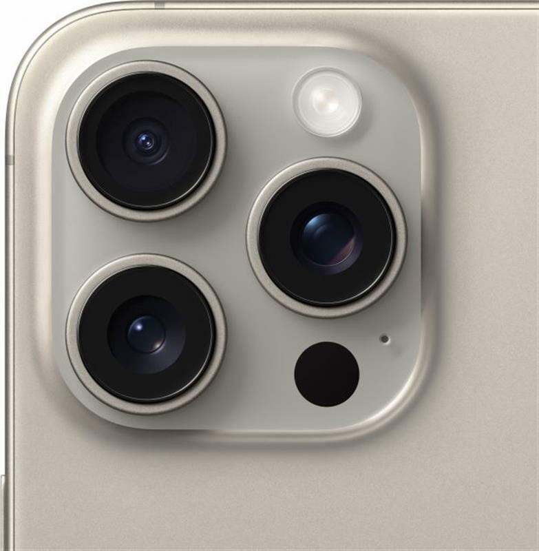 Смартфон Apple iPhone 15 Pro Max 256GB e-Sim Natural Titanium (Відновлений / Близький до ідеального)