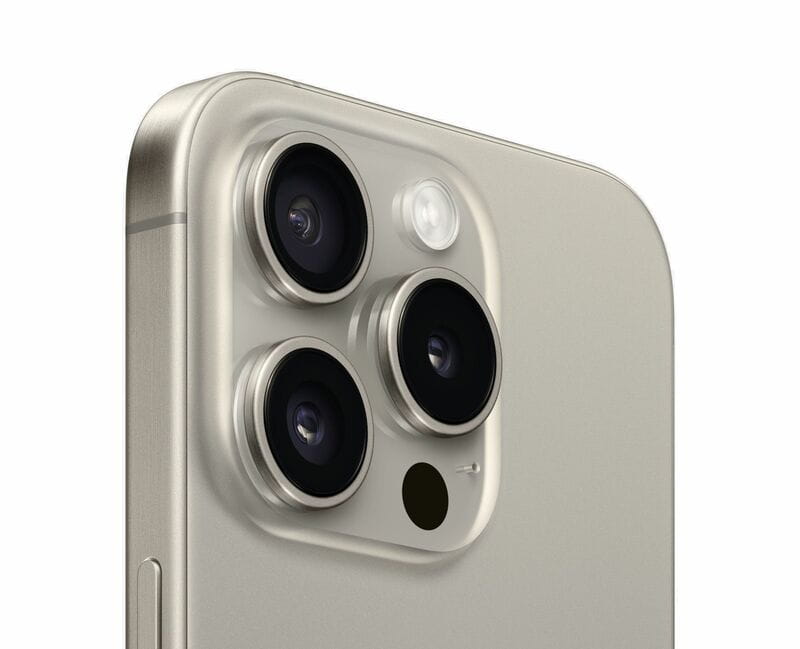 Смартфон Apple iPhone 15 Pro Max 256GB e-Sim Natural Titanium (Відновлений / Близький до ідеального)