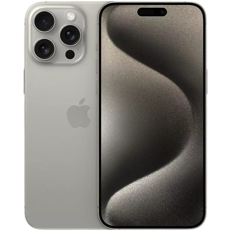 Смартфон Apple iPhone 15 Pro Max 256GB e-Sim Natural Titanium (Відновлений / Близький до ідеального)
