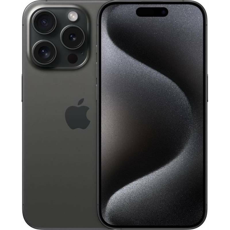 Смартфон Apple iPhone 15 Pro 256GB e-Sim Black Titanium (Восстановленный / Близкий к идеальному)