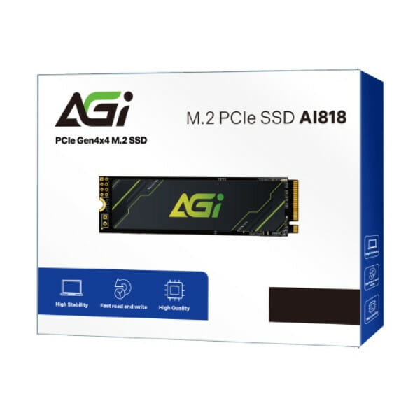 Накопитель SSD 2TB AGI AI818 M.2 2280 PCIe 4.0 x4 NVMe 3D NAND SLC (AGI2T0G43AI818)