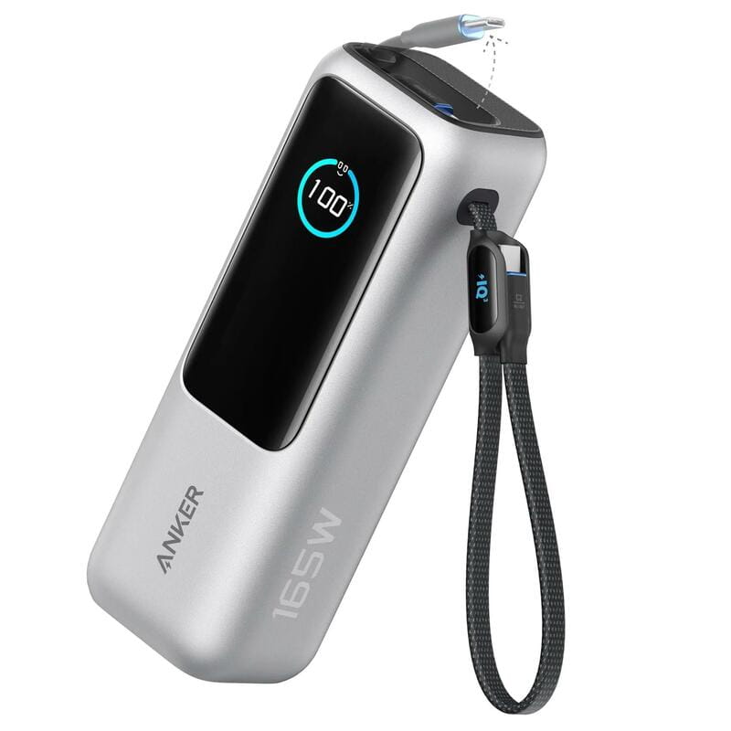 Универсальная мобильная батарея Anker 25000mAh 165W Silver (A1695H41)