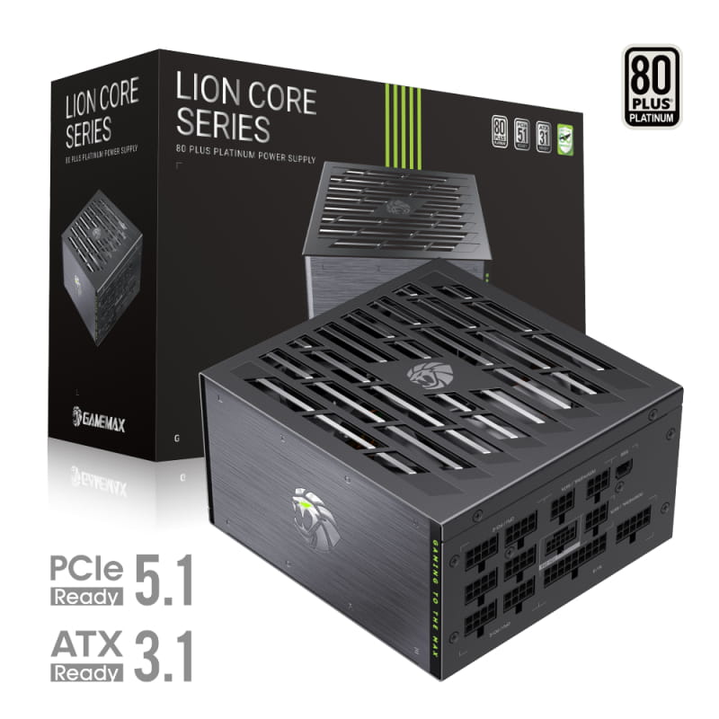 Блок живлення GameMax Lion Core 1000P Black 1000W