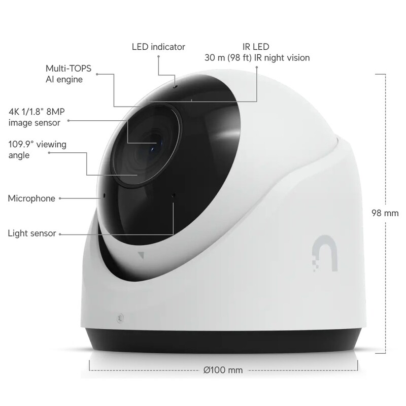 IP-камера Ubiquiti UniFi G6 Turret (UVC-G6-TURRET-W)