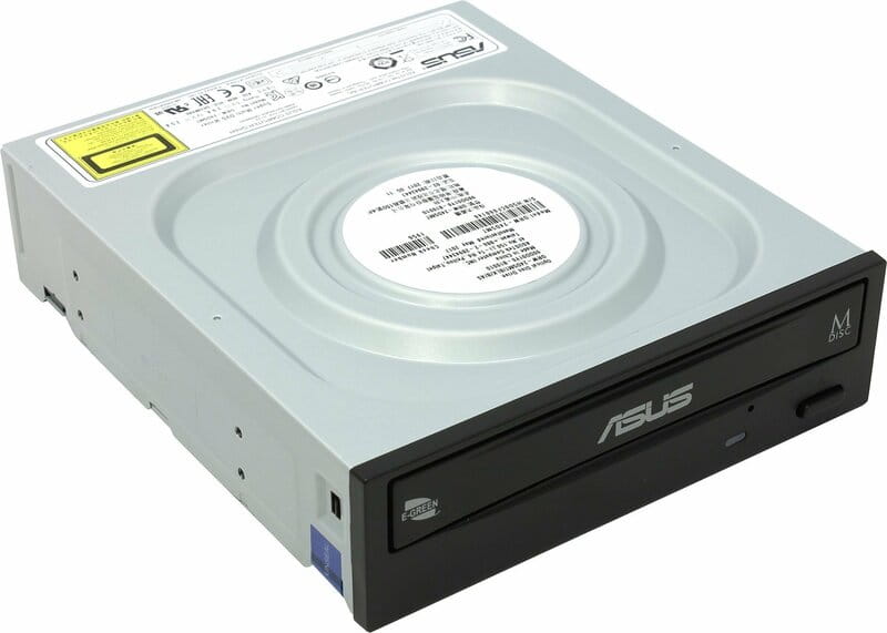 Оптичний привід DVD+/-RW Asus DRW-24D5MT/BLK/G/AS/P2G Black (90DD01Y0-B20010)