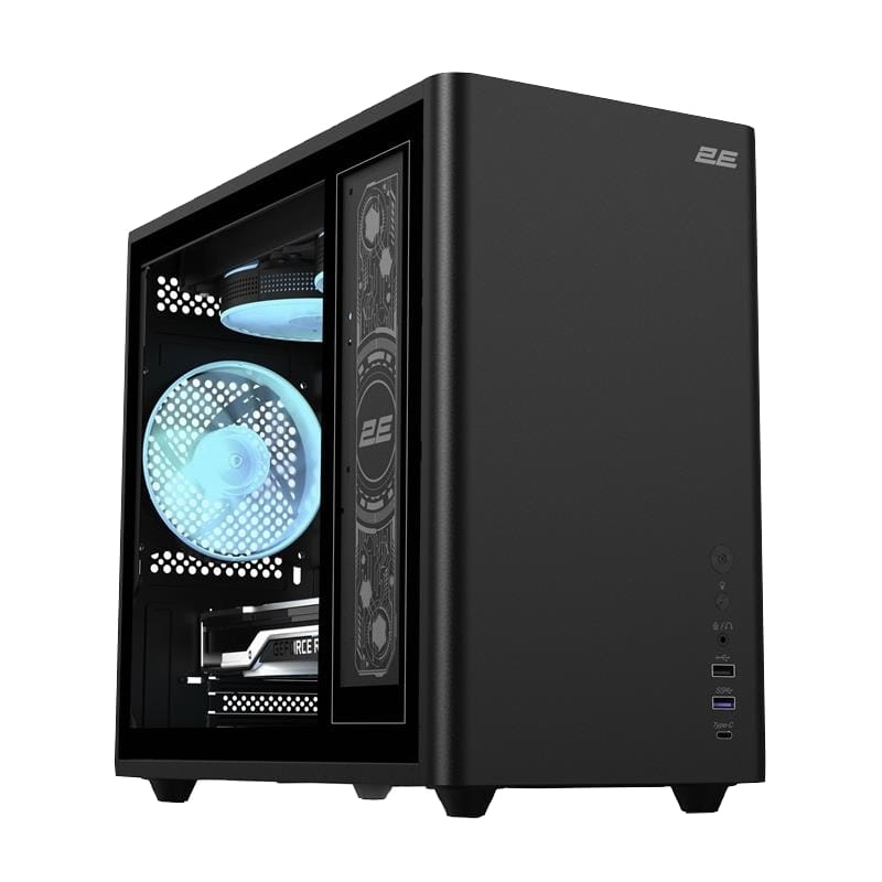 Корпус 2E Credo Plus V350BG Black без БП