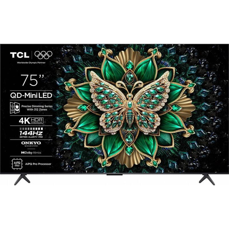 Телевiзор TCL 75C6K
