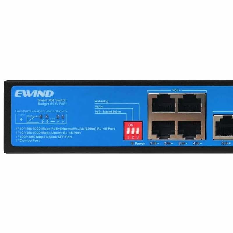 Комутатор Ewind EW-S1907CG-AP PoE