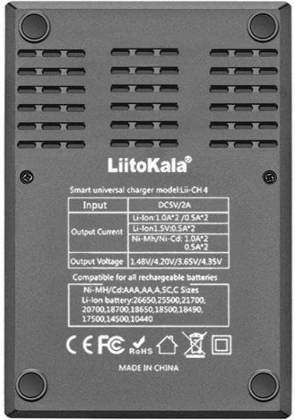 Зарядний пристрій Liitokala Lii-CH4