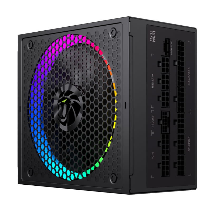 Блок питания GameMax RGB Pro 750G Black 750W