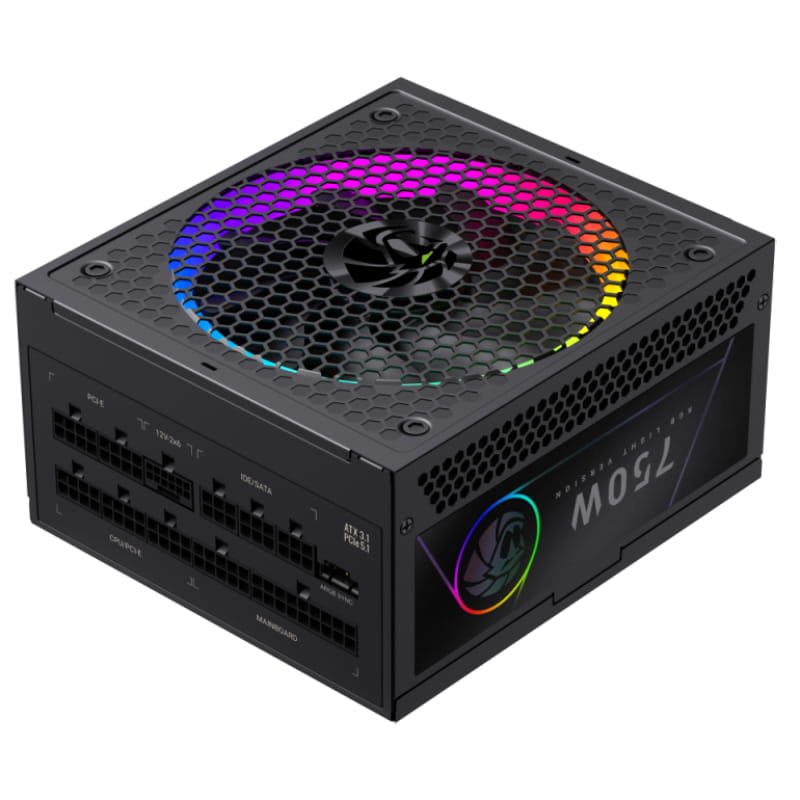 Блок питания GameMax RGB Pro 750G Black 750W