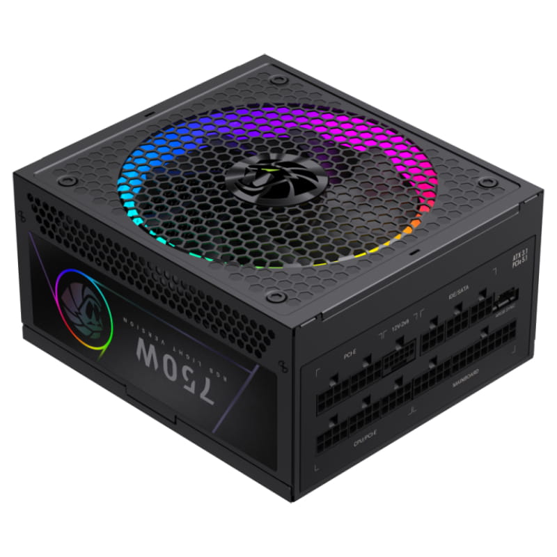Блок питания GameMax RGB Pro 750G Black 750W