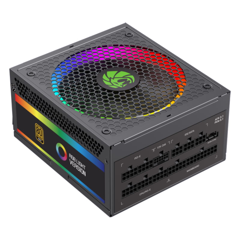 Блок живлення GameMax RGB 850 Pro Black (ATX3.1 PCIe5.1) 850W