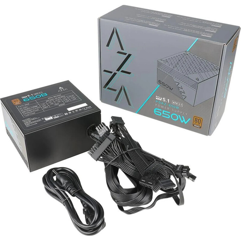 Блок живлення AZZA PSAZ-650B(ATX3.1) 650W