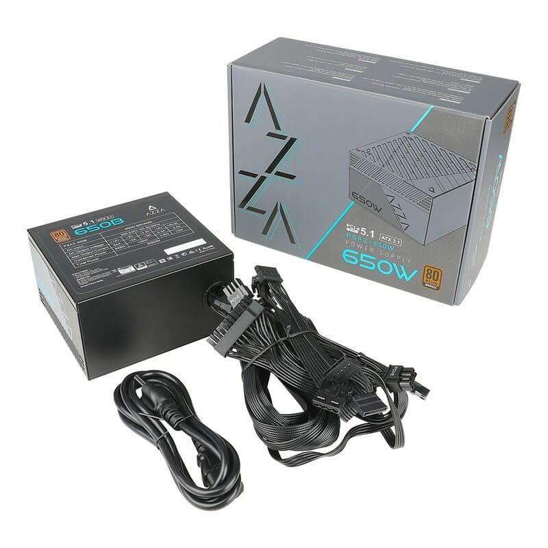 Блок живлення AZZA PSAZ-650B(ATX3.1) 650W