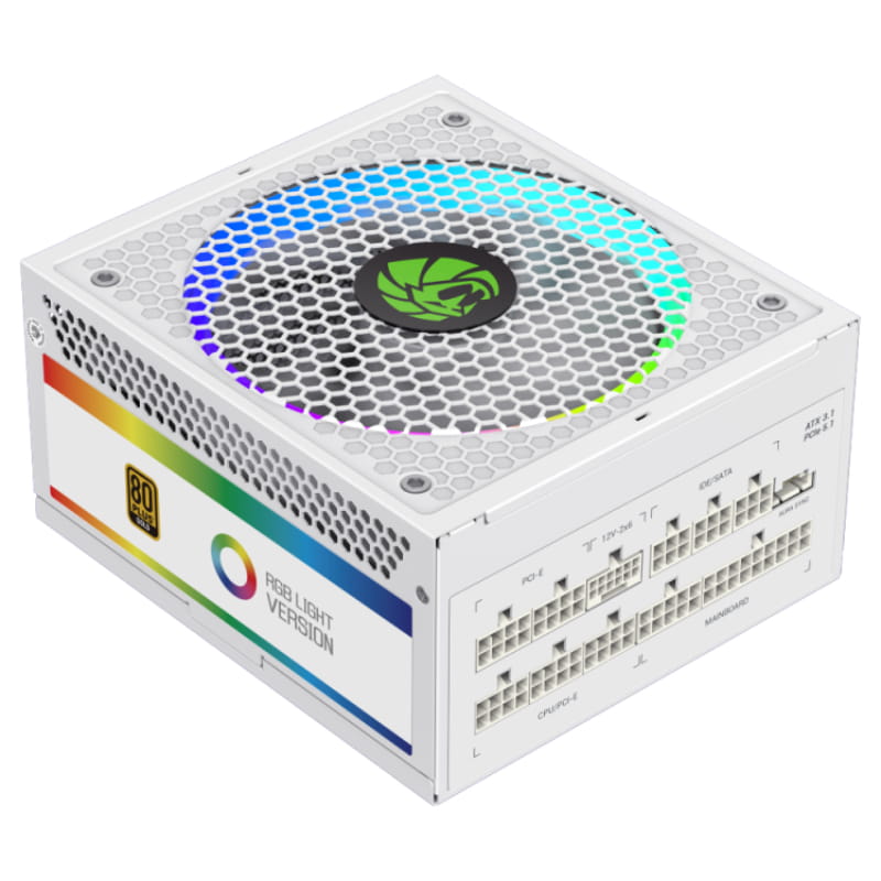 Блок живлення GameMax RGB 1050 Pro WH (ATX3.1 PCIe5.1) 1050W
