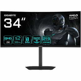 Монитор Gigabyte 34" GS34WQCA EK VA Black Curved 120Hz