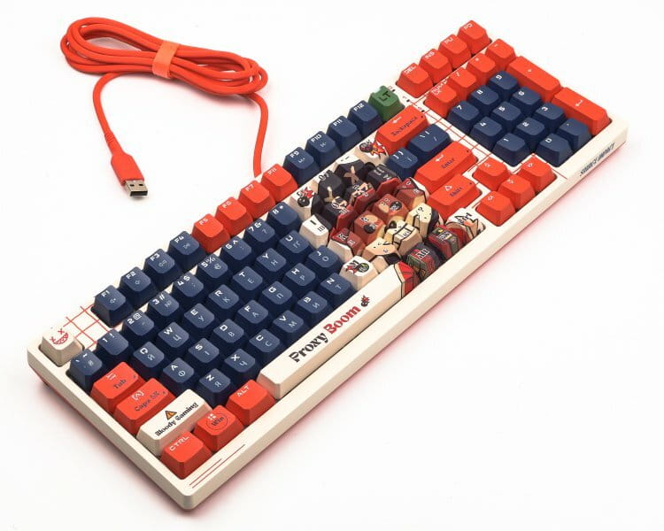 Клавіатура Bloody AT98 RGB Proxy Boom White/Red