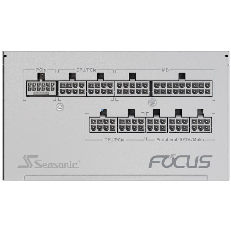 Блок живлення Seasonic Focus GX 750W ATX 3.1 White (FOCUS-GX-750-ATX31-WHITE)