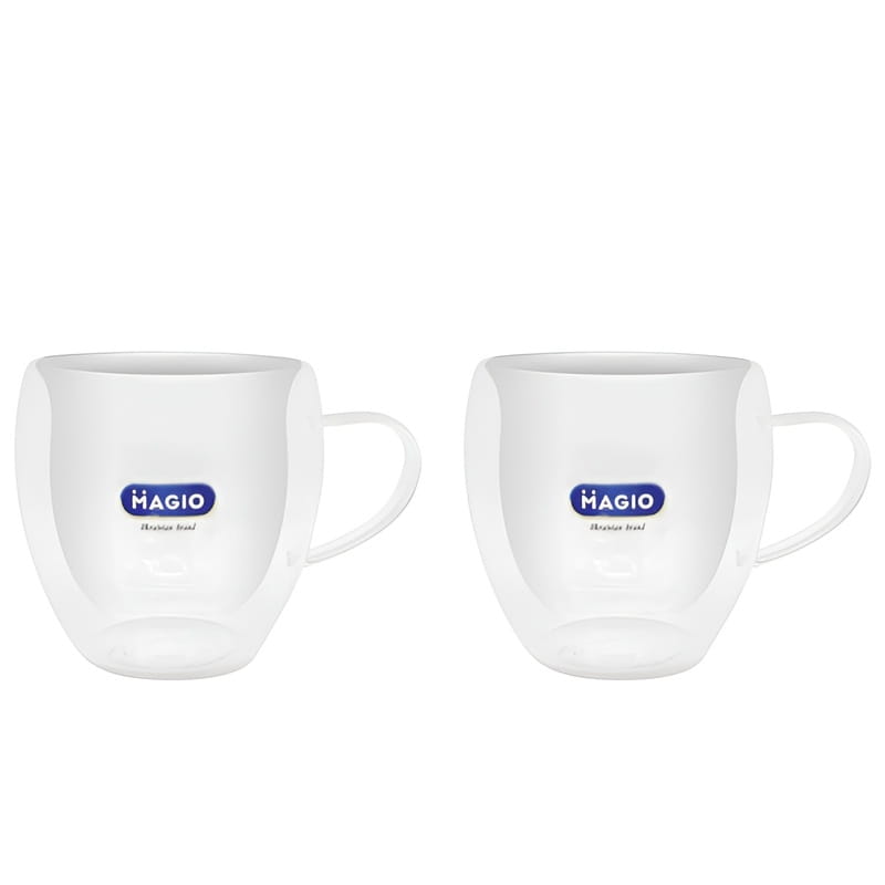 Набір чашок з подвійними стінками Magio MG-1296 300 мл 2 шт