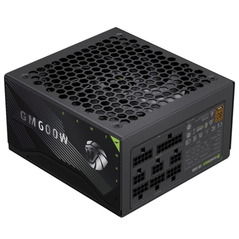 Блок живлення GameMax GM 600B Fully-modular New Black 600W
