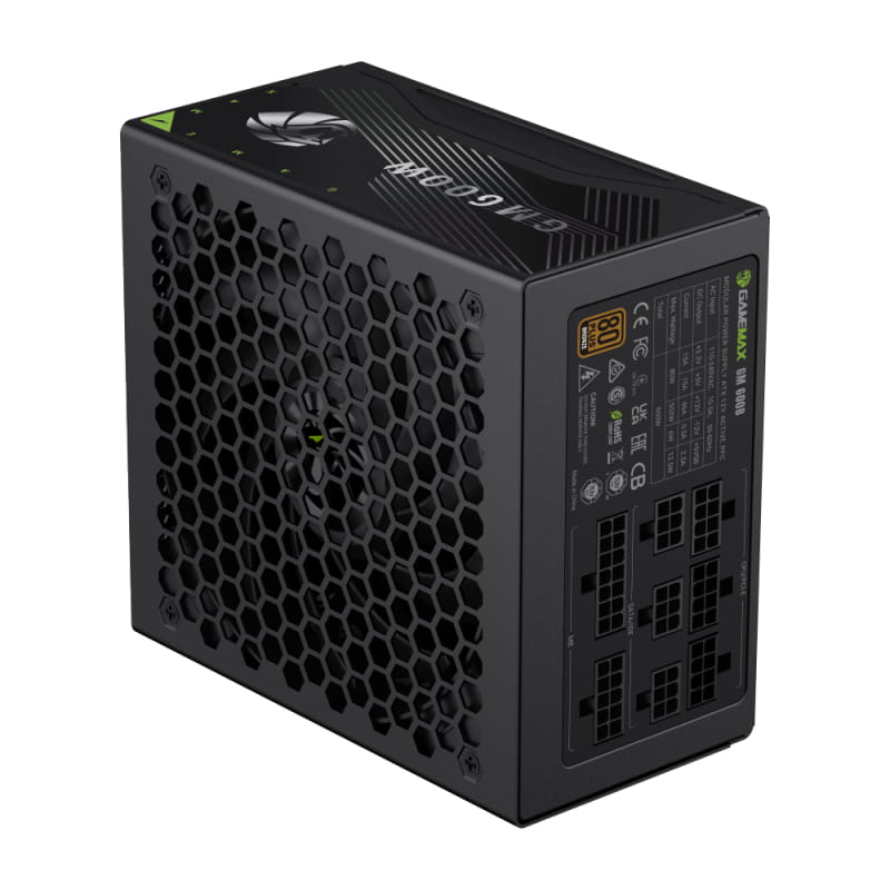 Блок живлення GameMax GM 600B Fully-modular New Black 600W