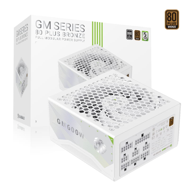 Блок живлення GameMax GM 600B WH Fully-modular New 600W