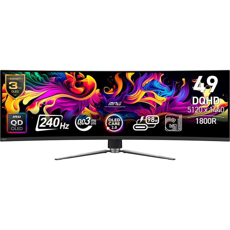 Монитор MSI 49" MPG 491CQPX QD-OLED Curved 240Hz