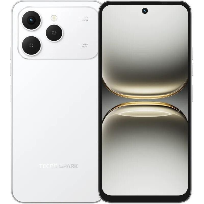 Смартфон Tecno Spark 40 (KM5n) 8/256GB Veil White (4894947091575)