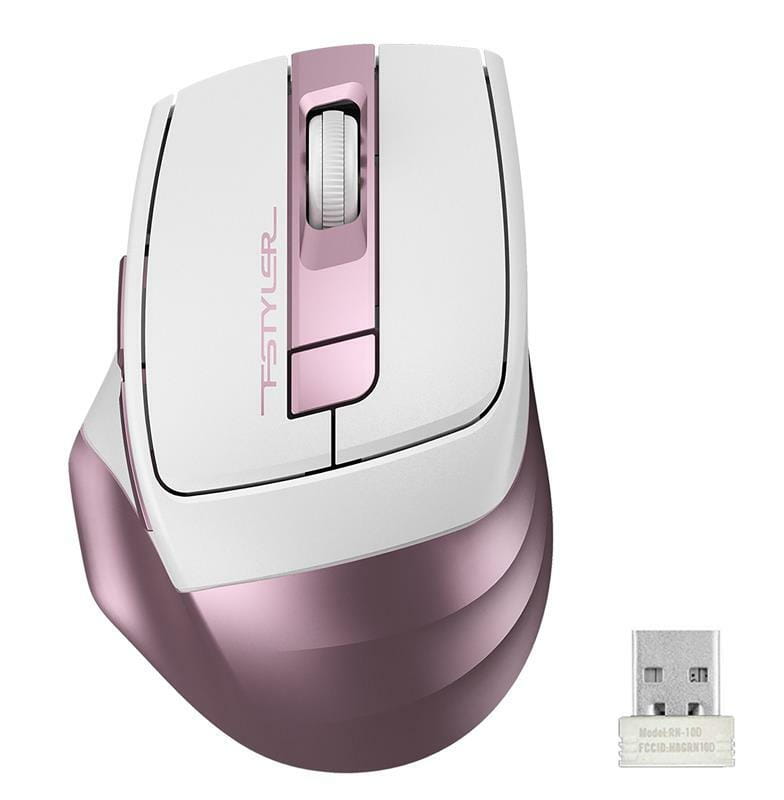 Мишка бездротова A4Tech FG35 Pink USB