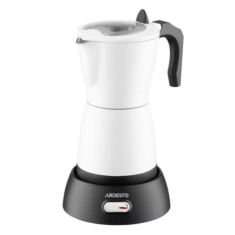 Електрична гейзерна кавоварка Ardesto CMM-X300W White