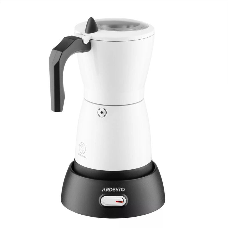 Електрична гейзерна кавоварка Ardesto CMM-X300W White