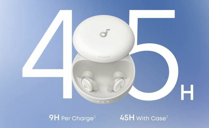 Bluetooth-гарнитура Anker SoundCore Sleep A30 White (D1301G21)