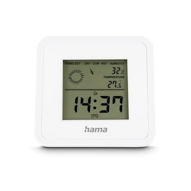 Термогігрометр Hama TH-50 White (00185891)
