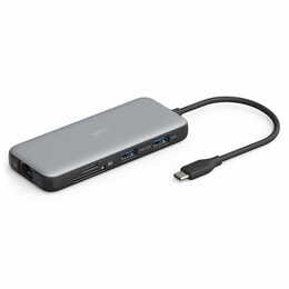 Док-станція Digitus USB-C PD 100W/USB3.2х2/USB-C/RJ45/SD/MicroSD/2хHDMI (DA-70915)