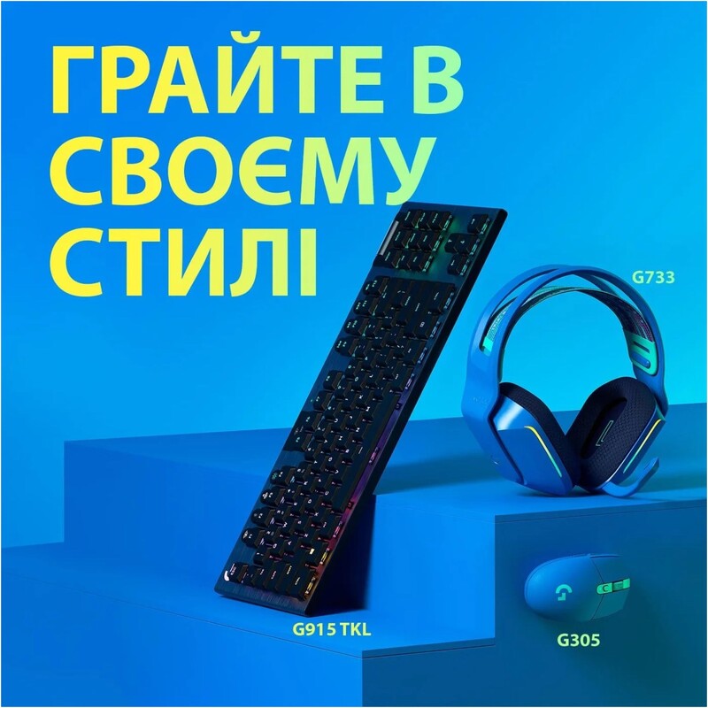Мышь беспроводная Logitech G305 Blue (910-006014)