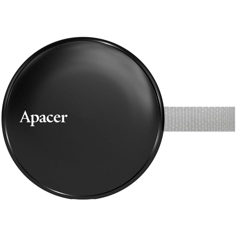 Накопитель внешний SSD USB 256GB Apacer Magnetic Portable AS725 Black (AP256GAS725B-1)