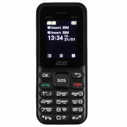 Мобильный телефон 2E S180 2024 Black (694743653885)