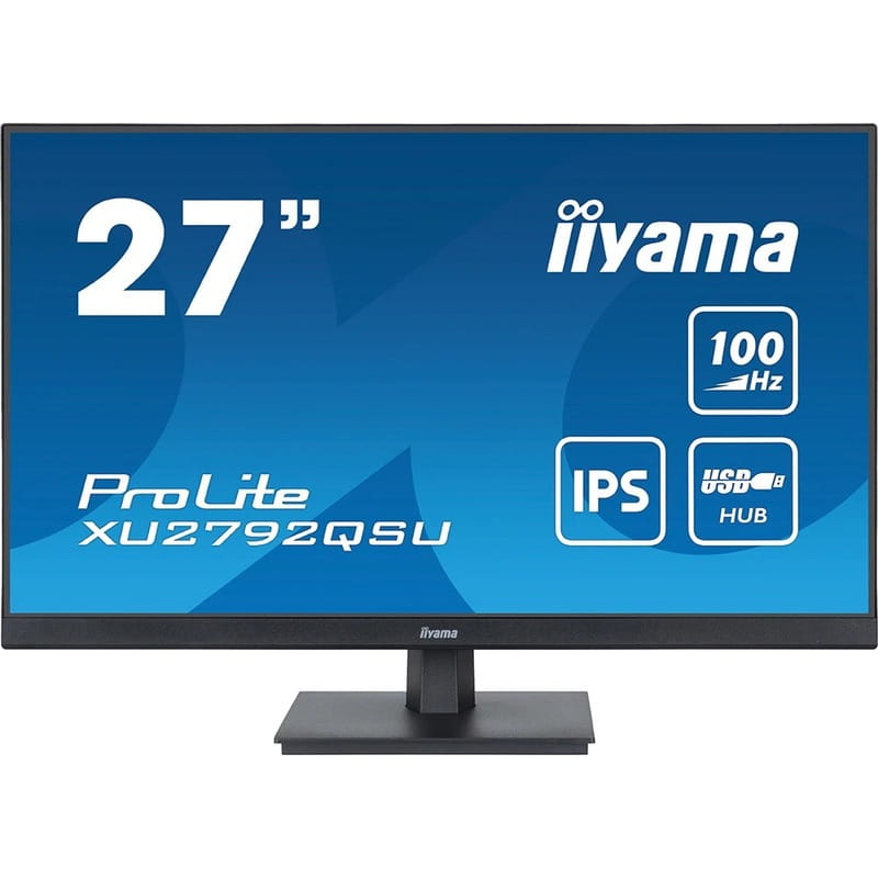 Монитор Iiyama 27" ProLite XU2792QSU-B6 IPS Black 100Hz