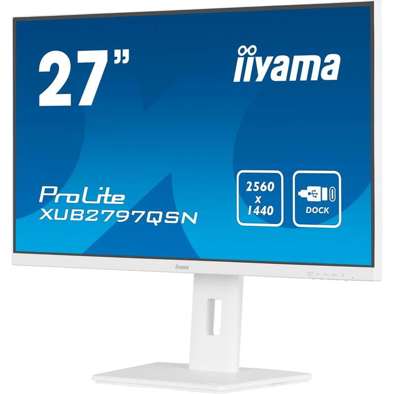 Монітор Iiyama 27" ProLite XUB2797QSN-W2 IPS White 100Hz