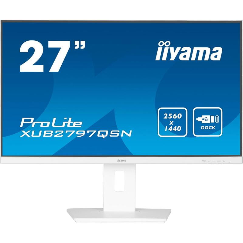 Монітор Iiyama 27" ProLite XUB2797QSN-W2 IPS White 100Hz
