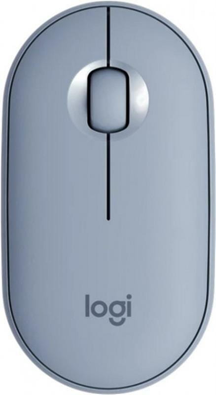 Мишка бездротова Logitech Pebble M350 (910-005719) Blue Grey USB