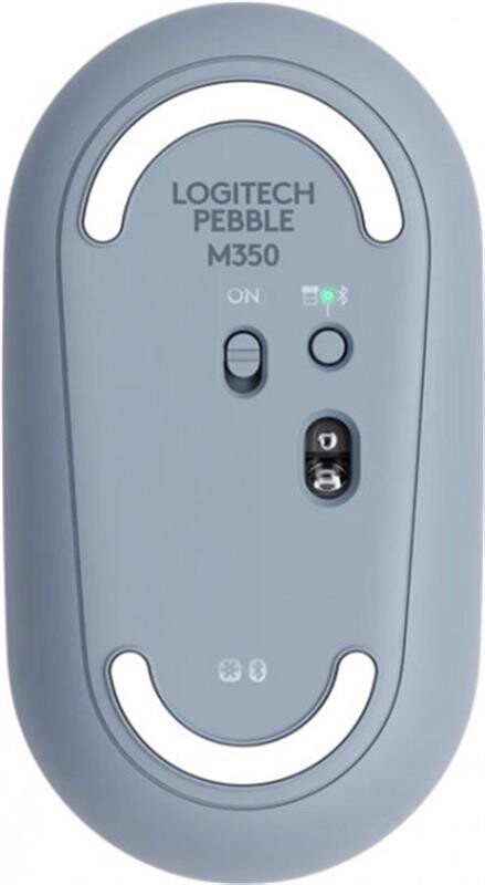 Мышь беспроводная Logitech Pebble M350 (910-005719) Blue Grey USB