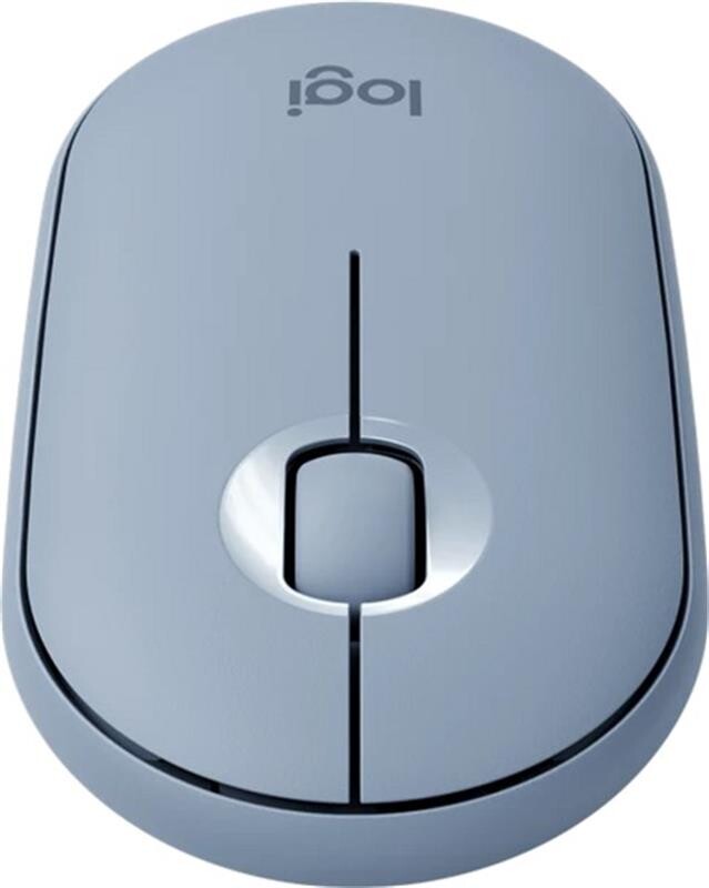 Мышь беспроводная Logitech Pebble M350 (910-005719) Blue Grey USB