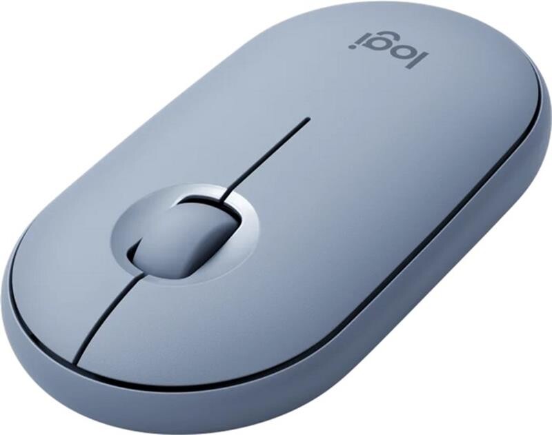 Мышь беспроводная Logitech Pebble M350 (910-005719) Blue Grey USB