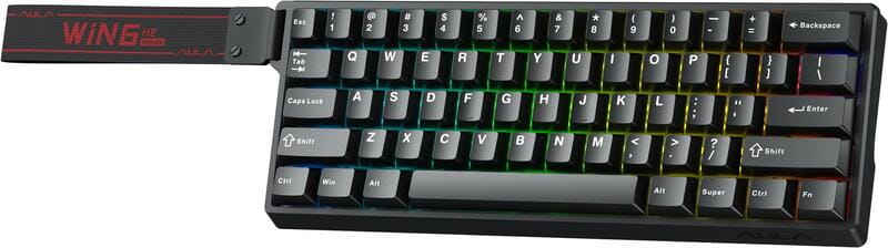 Клавіатура Aula WIN60 HE Magnetic Switch Black (6978080504029)