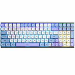 Клавиатура беспроводная Aula S100pro Red Switch White/Blue (6948391205762)