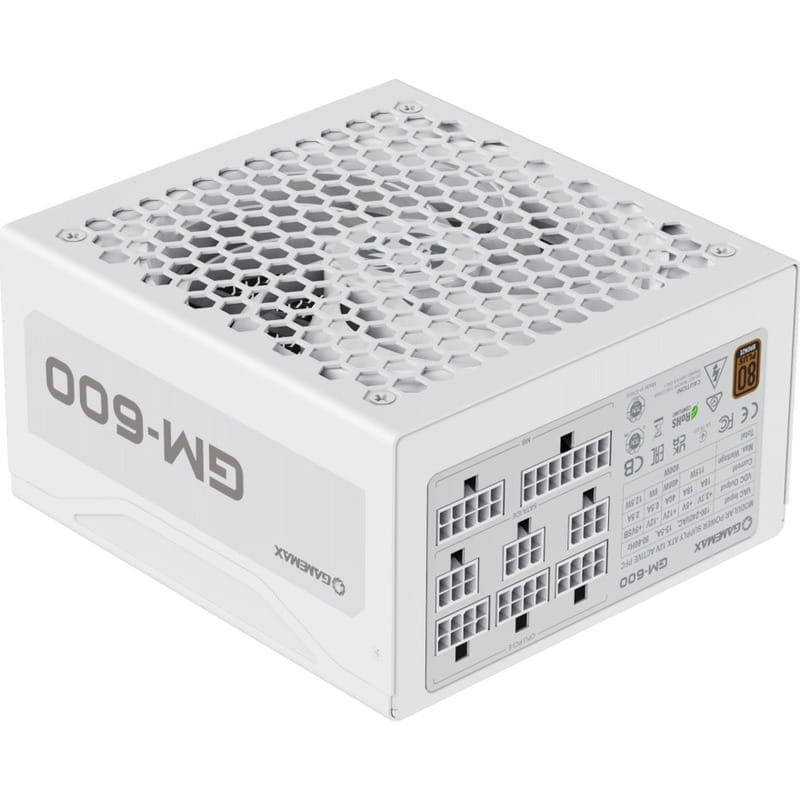 Блок живлення GameMax GM-600 Modular White 600W