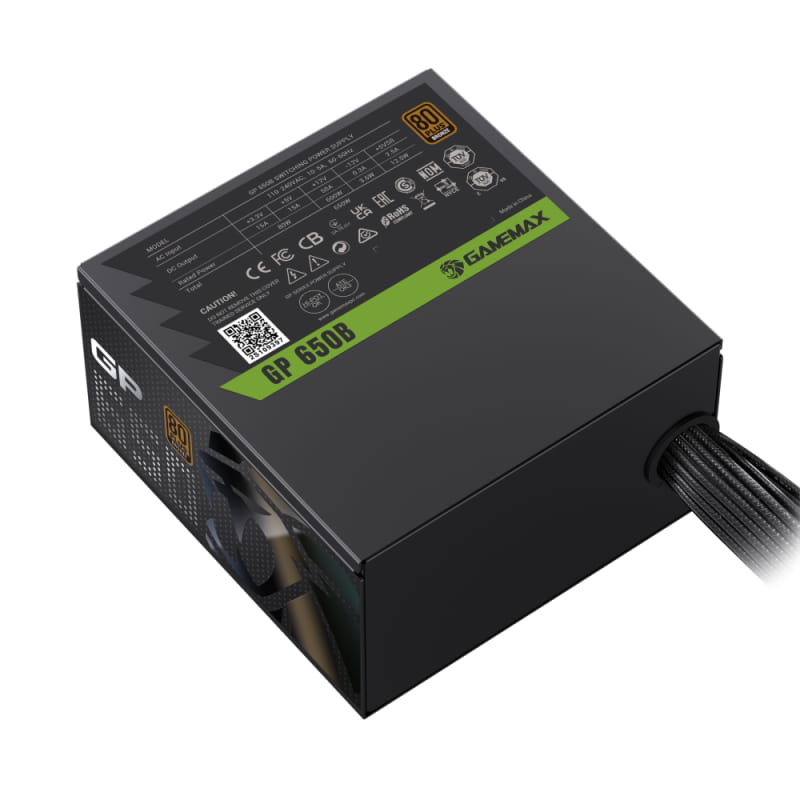 Блок питания GameMax GP 650B Black 650W